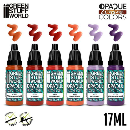 Green Stuff World Paint Set - Warm Colours
