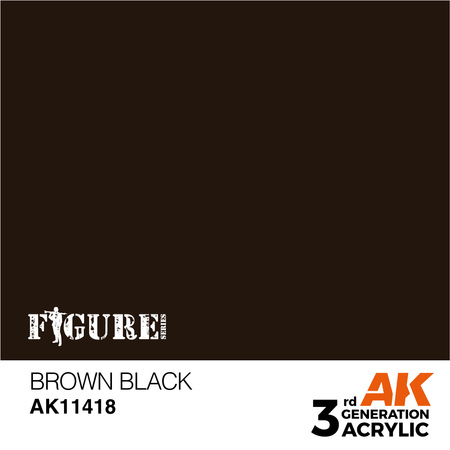 AK Interactive BROWN BLACK – FIGURES