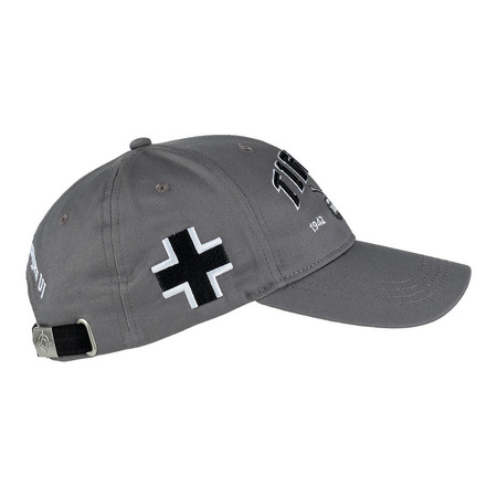 Czapka Baseball Cap Tiger Tank szara Fostex