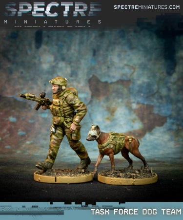 SPECTRE MINIATURES - Task Force Dog Team