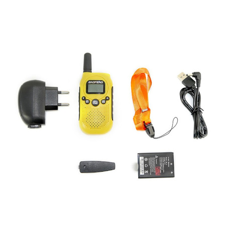 Radio BAOFENG BF-T6 PMR żółty