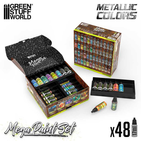 Green Stuff World Metallics Mega Paint Set