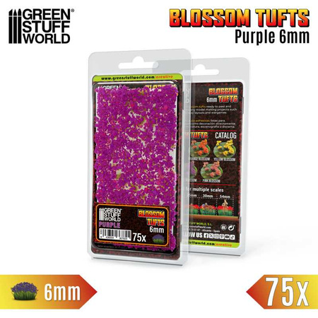 GSW - Blossom Tufts - 6mm - Purple Flowers