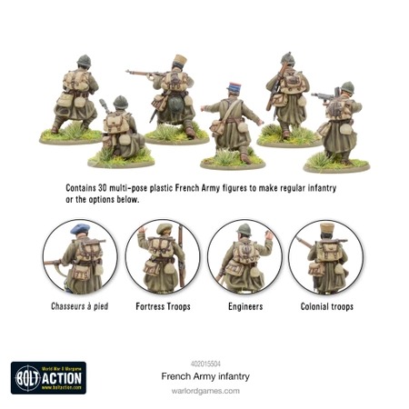 BOLT ACTION French Army infantry