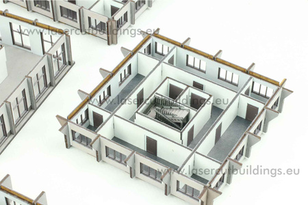 Biurowiec II LBHP0356 - prepaint - 1:56 / 28mm