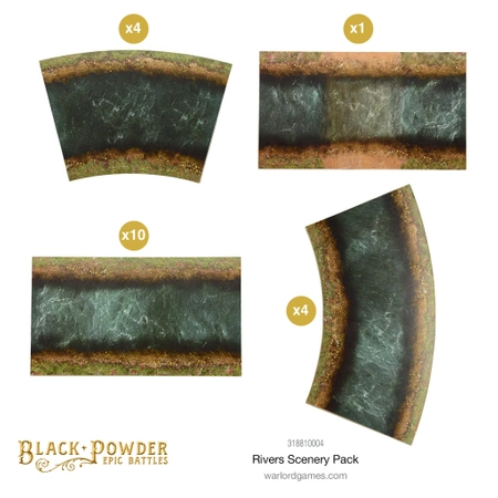 BOLT ACTION Rivers/Creeks/Brooks Scenery Pack