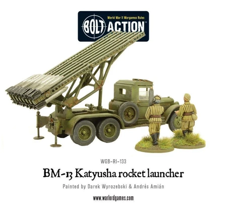 BOLT ACTION BM-13 Katyusha rocket launcher