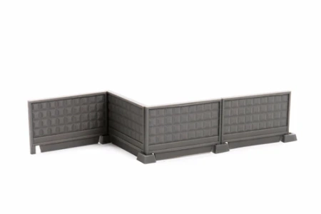PM - PO2 Modular Concrete Fences - 3D Printed - 28mm