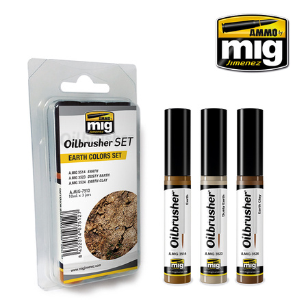 Ammo: Oilbrusher Set - Earth Colors Set