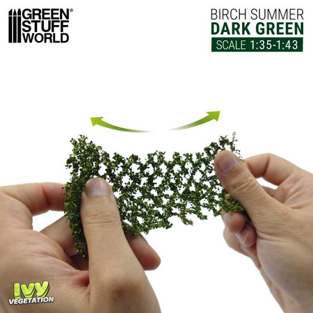 Green Stuff World Ivy Foliage - Dark Green Birch - Large