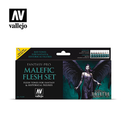 Vallejo: 74.102 - Fantasy-Pro - Malefic Flesh Set (8x17 ml)