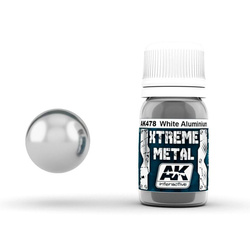 AK Interactive XTREME METAL WHITE ALUMINIUM 30ML