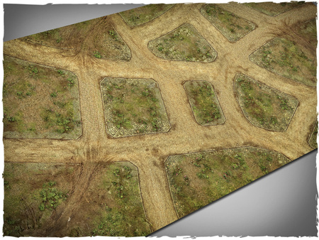 DEEP-CUT Cobblestone Streets v2 - Mousepad, 4x6 feet