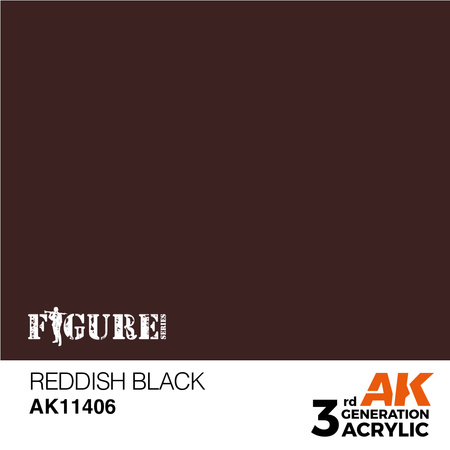 AK Interactive REDDISH BLACK – FIGURES