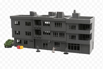 PM - Modern Middle East Urban Buildings - 3D Printed Miniature Wargaming Terrain - 28mm