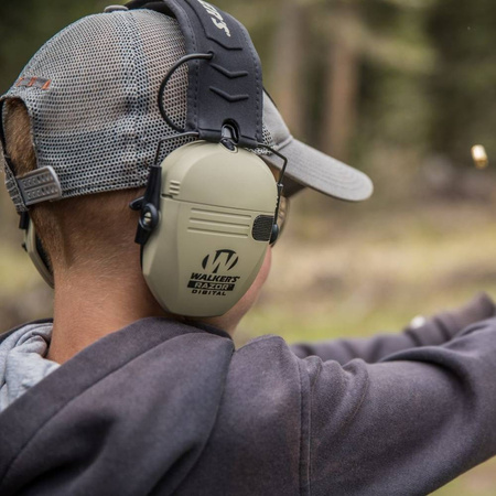 Walker's Aktywne ochronniki słuchu Razor Slim - Czarne - GWP-RSEM