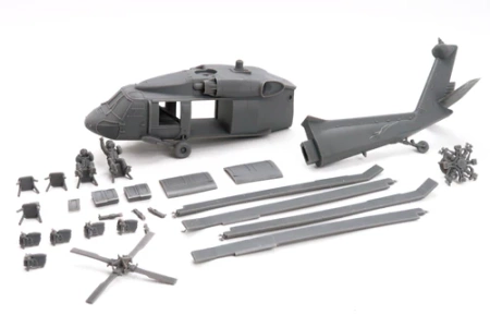 PM - UH-60A Black Hawk Helicopter - 3D Printed - 28mm