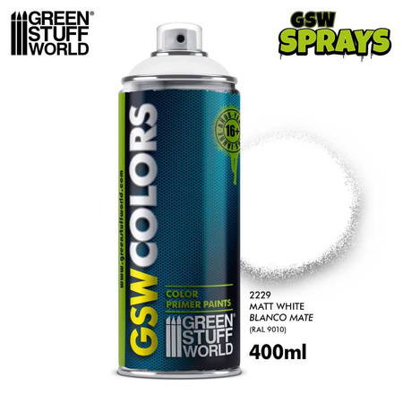 GSW - Matt White Spray Paint 400ml