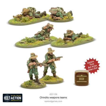 BOLT ACTION Chindit Weapons Teams