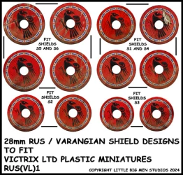 RUS (VL) 1 – kalkomanie z Czarnym Krukiem dla Rusów i Waregów