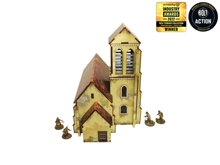 MICRO ART - WW2 NORMANDY CHURCH (28MM)