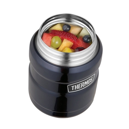 THERMOS Termos obiad. 0,47l z łyżką i kubkiem BLK