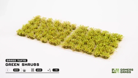 Gamers Grass: Special tufts - 6 mm - Green Shrub (Wild)
