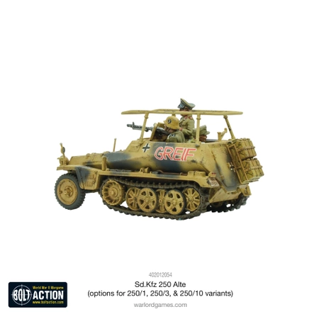 BOLT ACTION Sd.Kfz.250 (Alte) Half-Track (Options for 250/1, 250/3, 250/10)