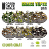 Green Stuff World Martian Fluor Tufts - NEON STITCH BLUE 6mm