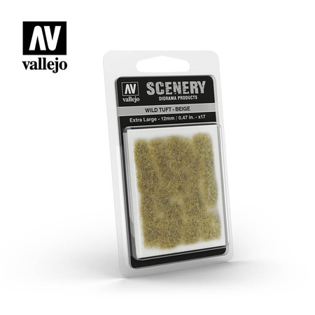 Vallejo: Scenery - Wild Tuft - Beige (12 mm)x17