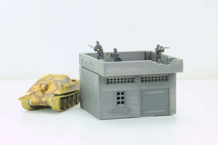 PM - Arab Urban Building - Workshop - 3D Printed - 28mm