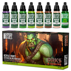 Green Stuff World Zestaw farb Orcs and Goblins