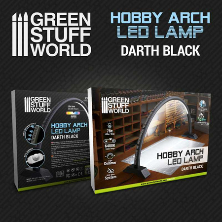 Green Stuff World Lampa LED Hobby Arch Czarna