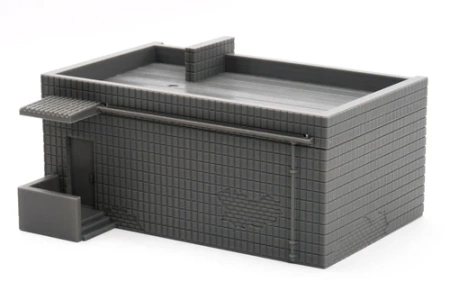 PM - Soviet Small Pump Station Shop - 3D Printed - 28mm