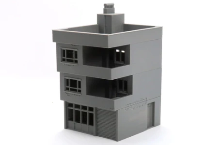 PM - Modern Middle East Urban Building MET_02 - 3D Printed - 28mm