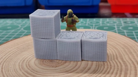 PM - Hesco Barriers MIL3 -3D Printed - 28mm