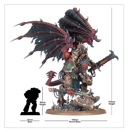 Warhammer 40K ANGRON DAEMON PRIMARCH OF KHORNE