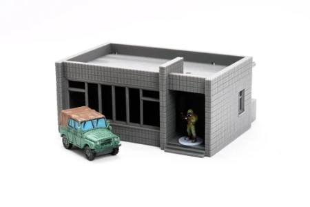 PM - Soviet Small Pump Station Shop - 3D Printed - 28mm