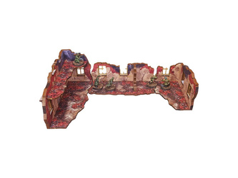 MICRO ART - WW2 Ostfront Stalingrad Ruined Building (3) (28mm) PREPAINTED