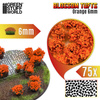GSW - Blossom Tufts - 6mm - Orange Flowers