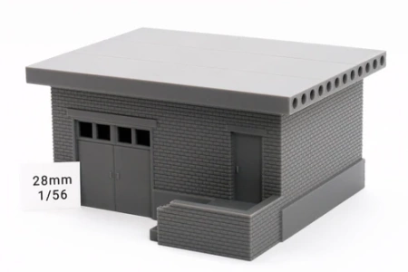 PM - Soviet Mid Size Utilities Shed - Zona Alfa / Cold War in the East - 3D Printed - 28mm