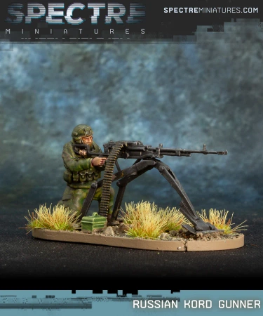 SPECTRE MINIATURES - Russian Kord Gunner