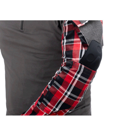 Flannel Combat Shirt Red