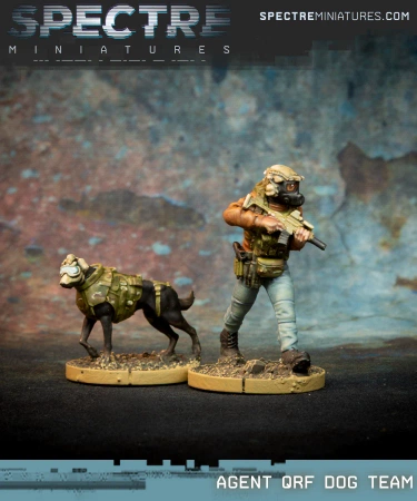 SPECTRE MINIATURES - Agent QRF Dog Team