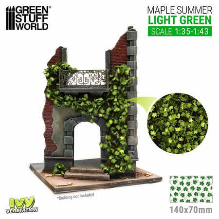 Green Stuff World Ivy Foliage - Light Green Maple - Large