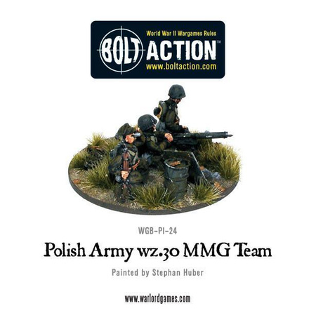 BOLT ACTION Polish Army Wz.30 MMG Team