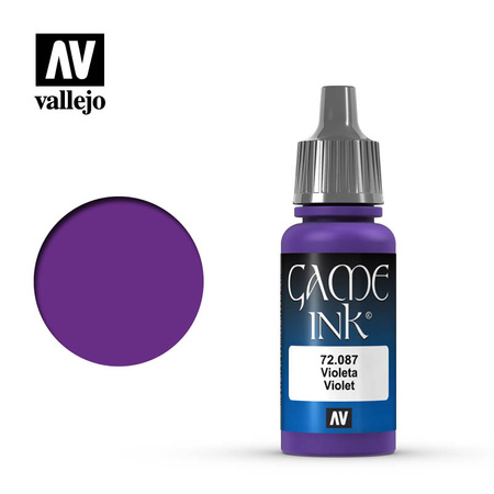 Vallejo: 72.087 - Game Color - Ink - Violet (18 ml)