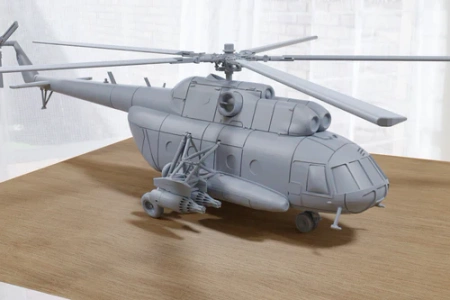 PM - Mi-8 'Hip' Medium Transport Helicopter - 3D Printed Vehicle - 28mm