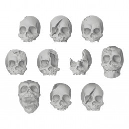 Green Stuff World 85x Resin Skulls