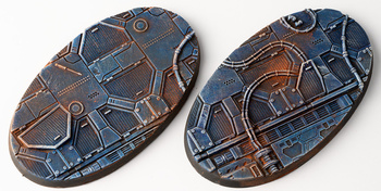 Gamers Grass: Bases Oval - Spaceship Corridor 90 mm (2 szt.)